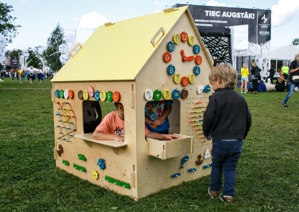 wooden playhouse