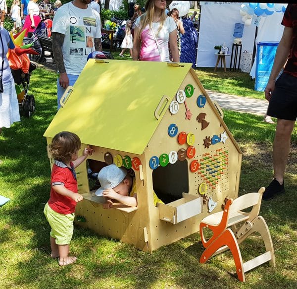 wooden playhouse
